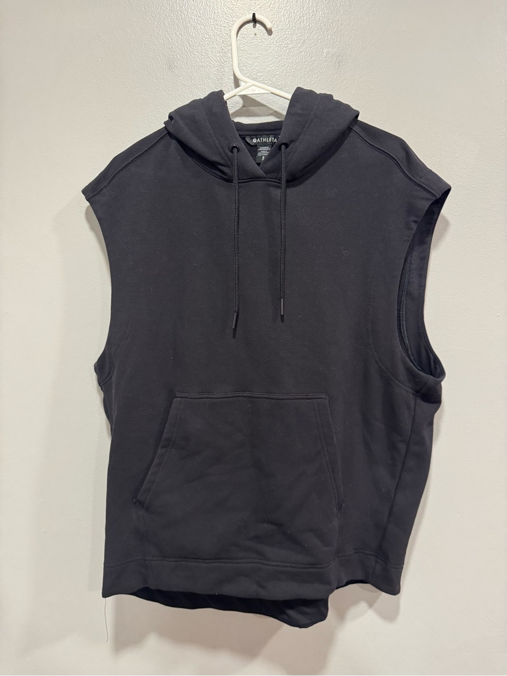 Athleta Retroplush Cocoon Hoodie in Black Size Small
